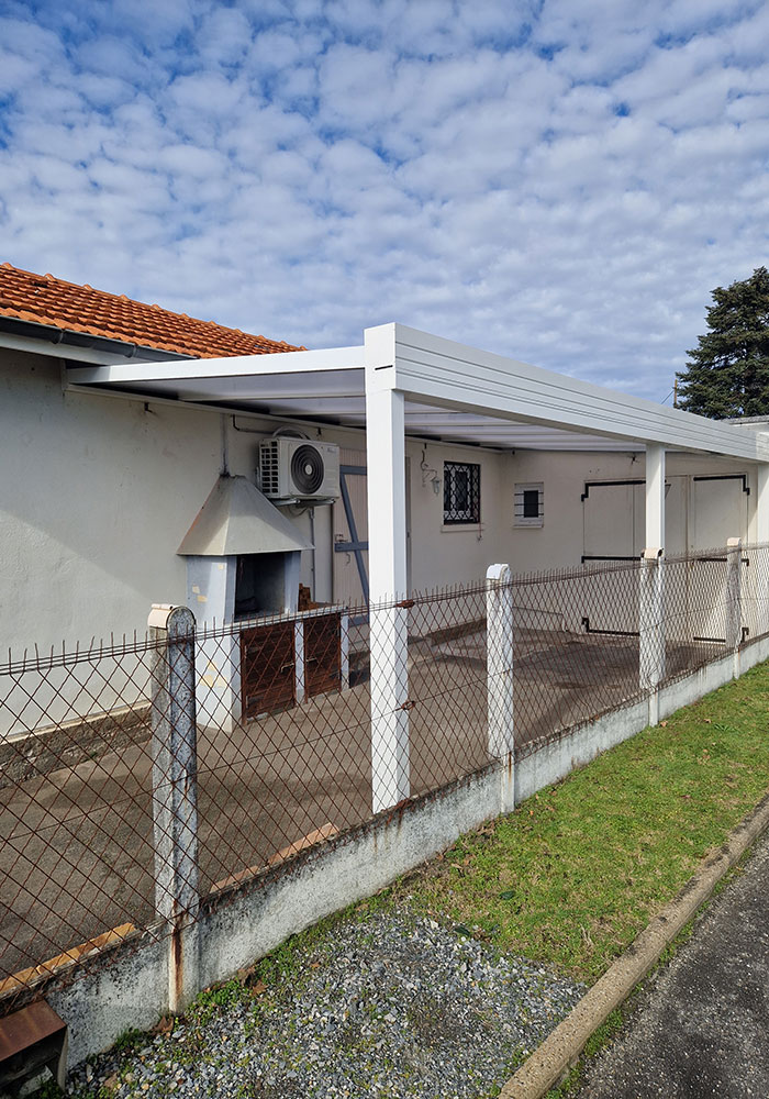 réalisation carport alu sur ares